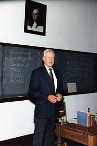 Jimmy-Carter-at-Plains-Center-Dedication